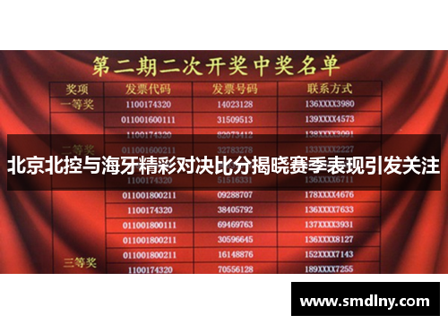 北京北控与海牙精彩对决比分揭晓赛季表现引发关注