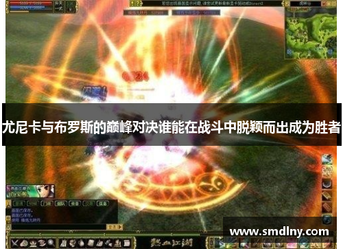 尤尼卡与布罗斯的巅峰对决谁能在战斗中脱颖而出成为胜者